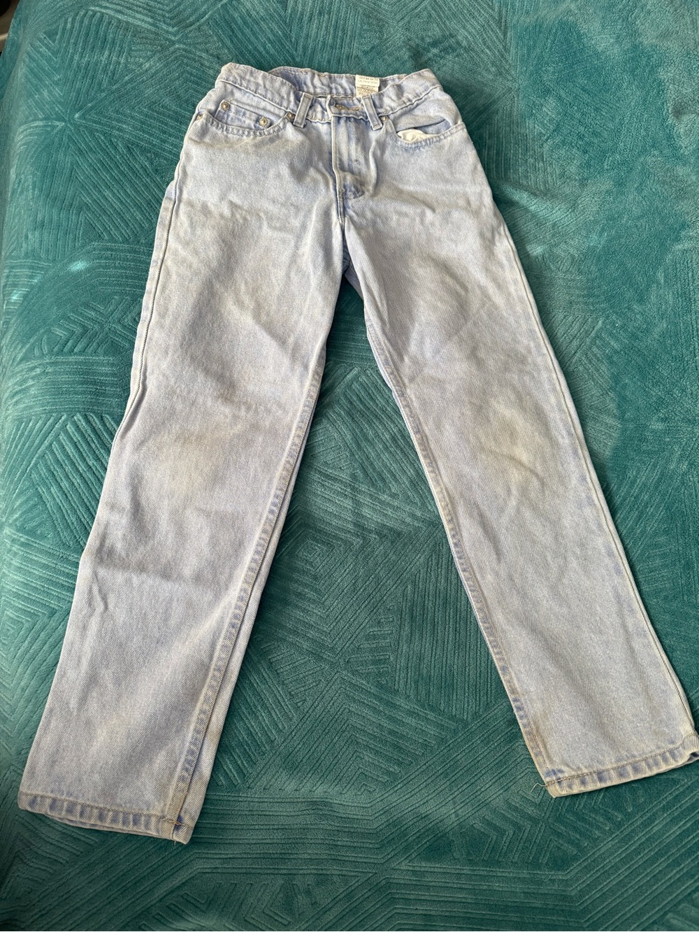 Vintage 1990s Jordache Light Blue Straight Leg Jeans boys